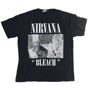 Nirvana, Bleach, Large print, Rare Reprint, Shirt Size XL
